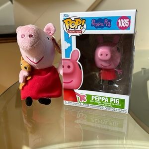 NWT Peppa Pig Funko Pop and Beanie